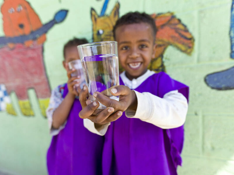 Kindergarten children, Werha Yekatit Kindergarten, Addis Ababa, Ethiopia