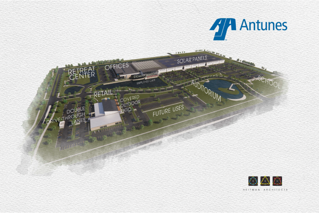 Antunes' New Global Headquarters: Bullock Campus